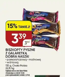 Chata Polska Biszkopty z galaretką pomarańczową Dobra Nasza! oferta