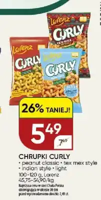 Chata Polska Chrupki Curly Peanut Classic Lorenz oferta