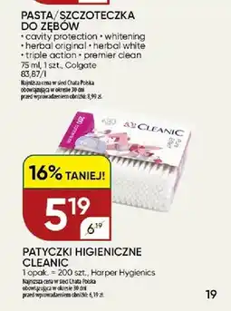 Chata Polska Patyczki higieniczne Cleanic oferta