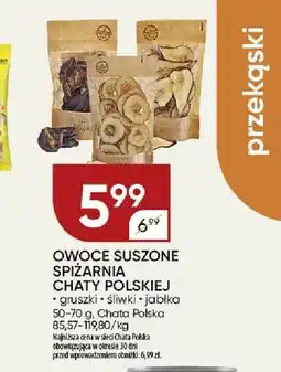 Chata Polska Owoce suszone gruszki Spiżarnia Chaty Polskiej oferta