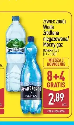 ALDI Woda źródlana niegazowana Żywiec Zdrój oferta