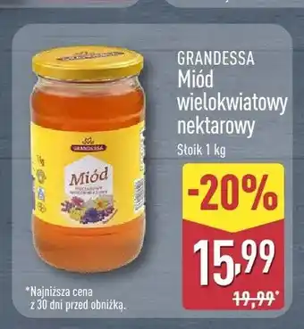 ALDI Miód wielokwiatowy nektarowy Grandessa oferta