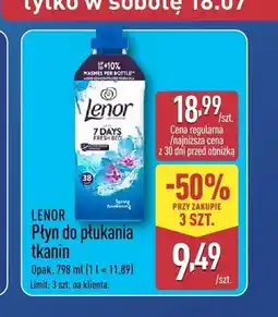 ALDI Płyn do płukania tkanin Lenor oferta