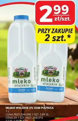 Top Market Mleko Wiejskie 2% Osm Piątnica oferta