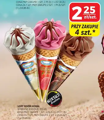 Top Market Lody Rożek Koral oferta