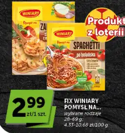 Groszek FIX WINIARY POMYSŁ NA... wybrane rodzaje oferta