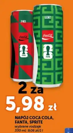 Groszek Napój Coca Cola, Fanta, Sprite oferta