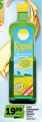 Groszek Olej rzepakowy Rapso Kresto oferta