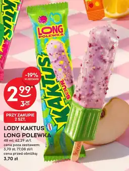 Żabka Lody Kaktus Long Polewka oferta