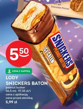 Żabka Lody snickers baton oferta