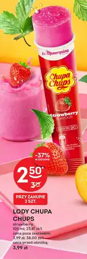 Żabka Lody Chupa Chups strawberry oferta