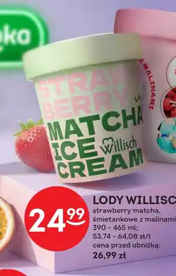 Żabka Lody Willisch Strawberry Matcha oferta