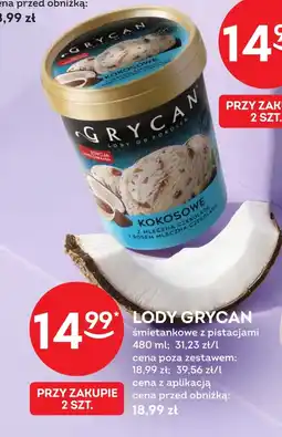 Żabka Lody Grycan oferta