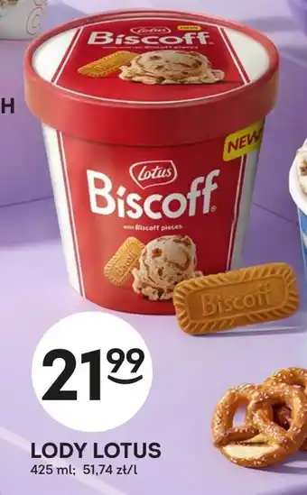 Żabka Lody Lotus Biscoff oferta