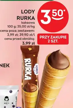 Żabka Lody Rurka kakaowa oferta