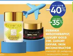 SuperPharm Dermika mesotherapist, luxury gold 24k, luxury caviar, skin reconstructor kosmetyki do pielegnacji i oczyszczania twarzy oferta