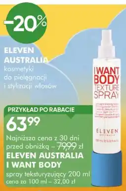 SuperPharm Eleven australia I want body spray koloryzujący oferta