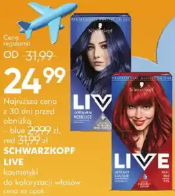 SuperPharm Schwarzkopf live kosmetyki do koloryzacji włosów oferta