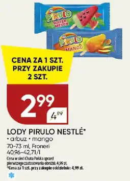 Chata Polska Lody Pirulo Nestlé oferta
