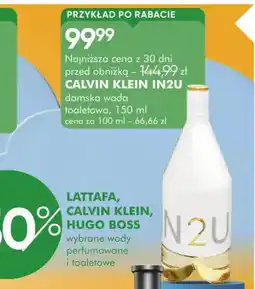 SuperPharm Calvin Klein In2U damska woda toaletowa oferta