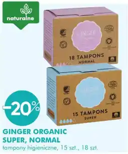 SuperPharm Ginger organic super, normal tampony higieniczne oferta