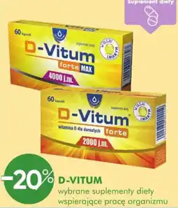 SuperPharm D-Vitum wybrane suplementy diety oferta