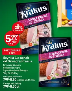 Żabka Szynka lub schab od Szwagra Krakus oferta