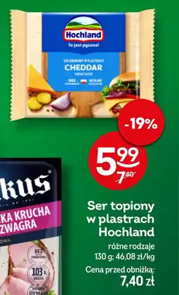 Żabka Ser topiony w plastrach hochland oferta