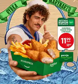 Żabka Chrupobox filecieki rybne z frytkami oferta