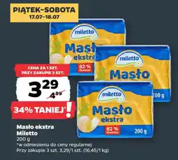 Netto Masło ekstra Miletto oferta