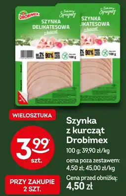 Żabka Szynka z kurcząt Drobimex oferta