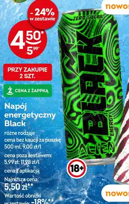 Żabka Napój energetyczny Black oferta