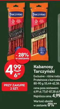 Żabka Kabanosy Tarczyński Exclusive oferta