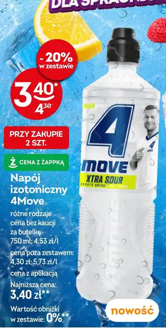 Żabka Napój izotoniczny 4Move oferta