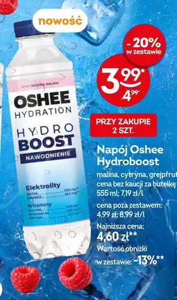 Żabka Napój Oshee Hydroboost oferta