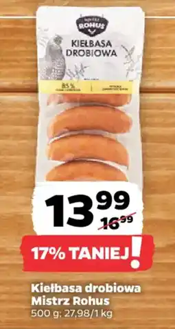 Netto Kiełbasa drobiowa Mistrz Rohus oferta