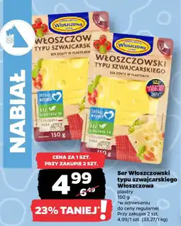Netto Ser Włoszczowski typu szwajcarskiego Włoszczowa oferta