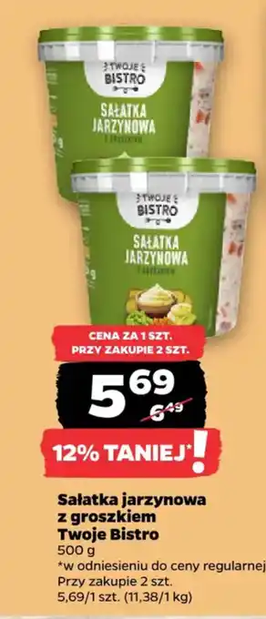Netto Sałatka jarzynowa z groszkiem Twoje Bistro oferta