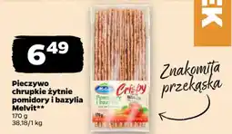 Netto Pieczywo chrupkie żytnie pomidory i bazylia Melvit** oferta