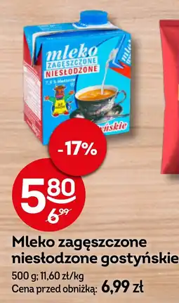 Żabka Mleko zagęszczone niestłodzone gostyńskie oferta