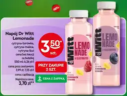 Żabka Napój Dr Witt Lemonade oferta