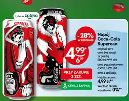 Żabka Napój Coca-Cola Supercan oferta