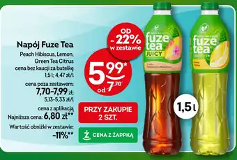 Żabka Napój Fuze Tea oferta