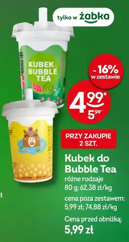 Żabka Kubek do Bubble Tea oferta