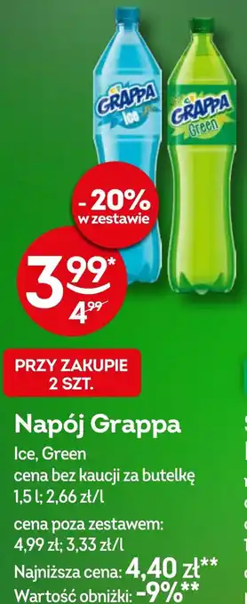 Żabka Napój Grappa Ice, Green oferta