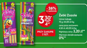 Żabka Żelki Zozole oferta