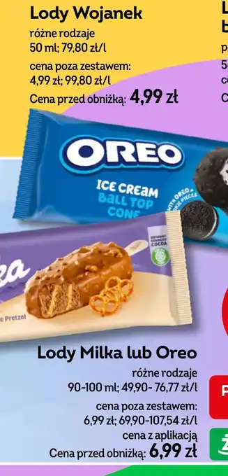 Żabka Lody Oreo oferta