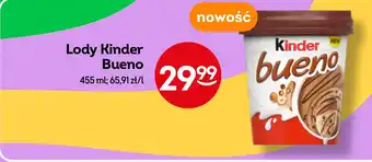Żabka Lody Kinder Bueno oferta
