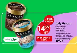 Żabka Lody Grycan oferta