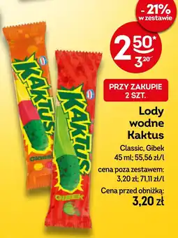 Żabka Lody wodne Kaktus oferta